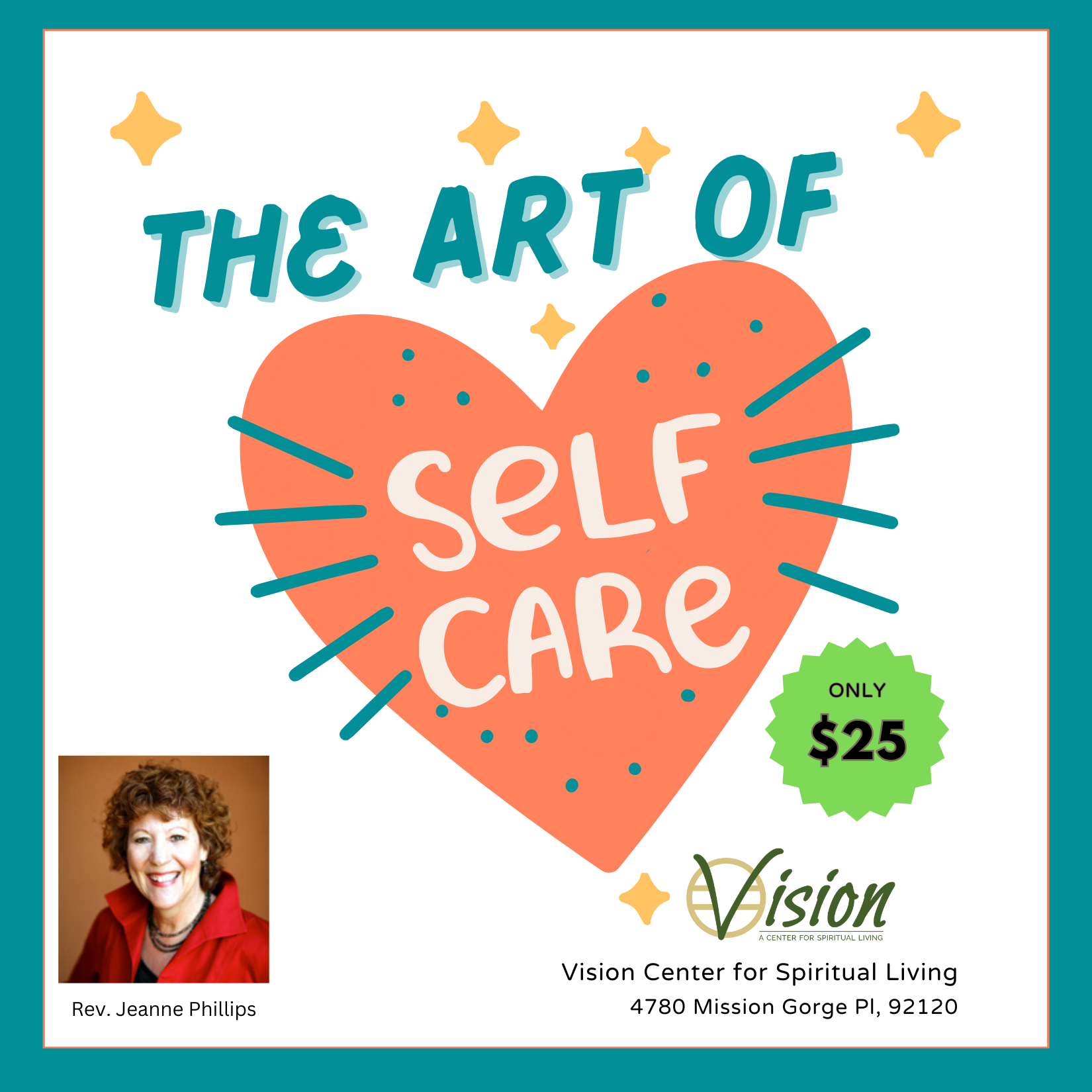 vibrant heart logo for Art of Self Care