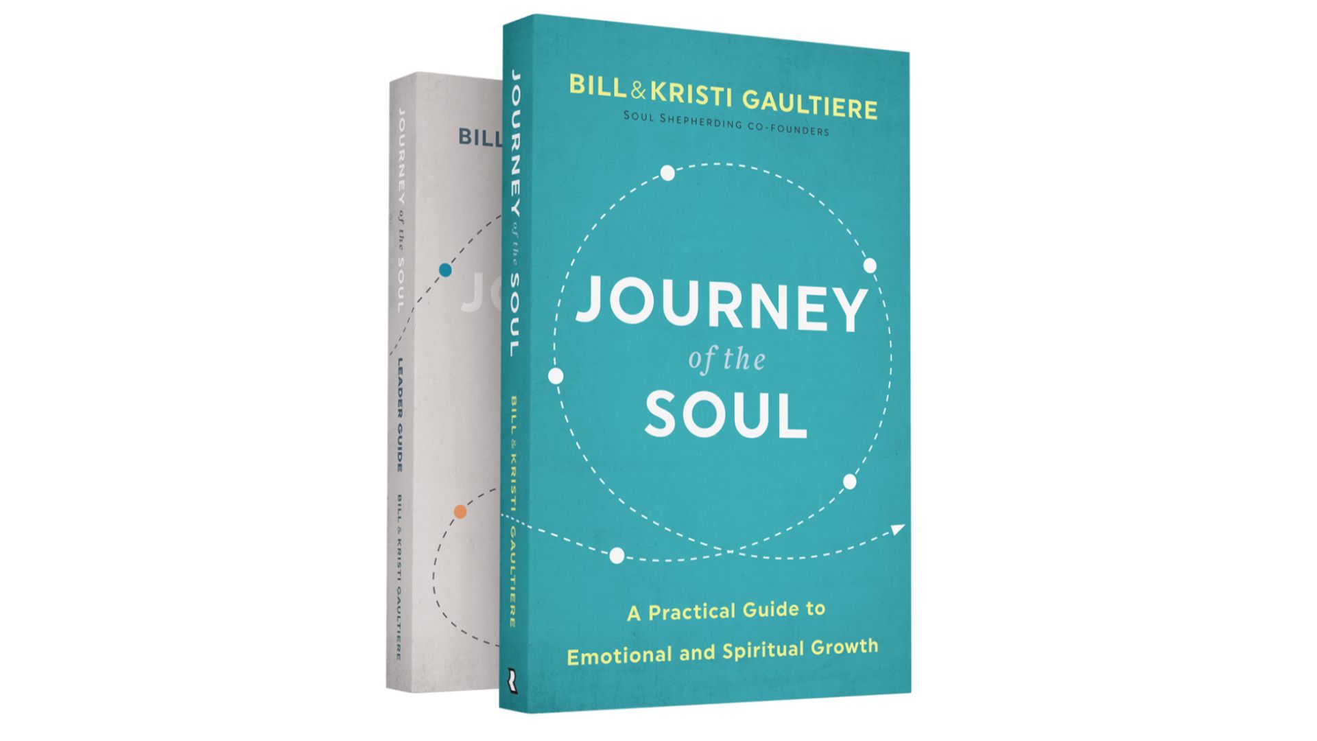 Two books titled 'Journey of the Soul' by Bill & Kristi Gaultiere.